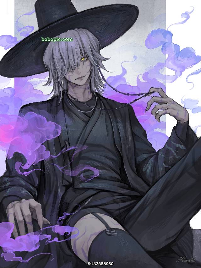 男孩子, gray hair