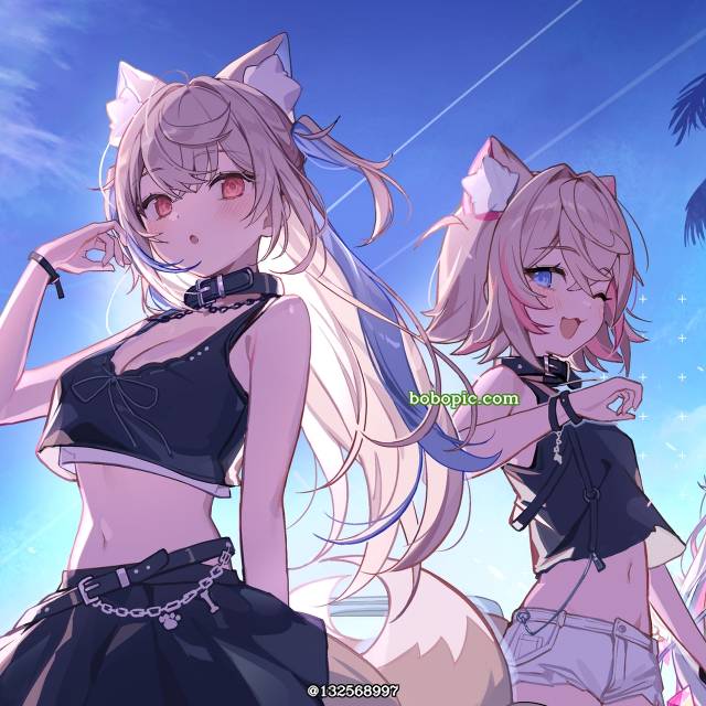 Fuwawa Abyssgard, Mococo Abyssgard, Hololive 英语, 兽耳, Hololive, Virtual YouTuber 1000+ bookmarks