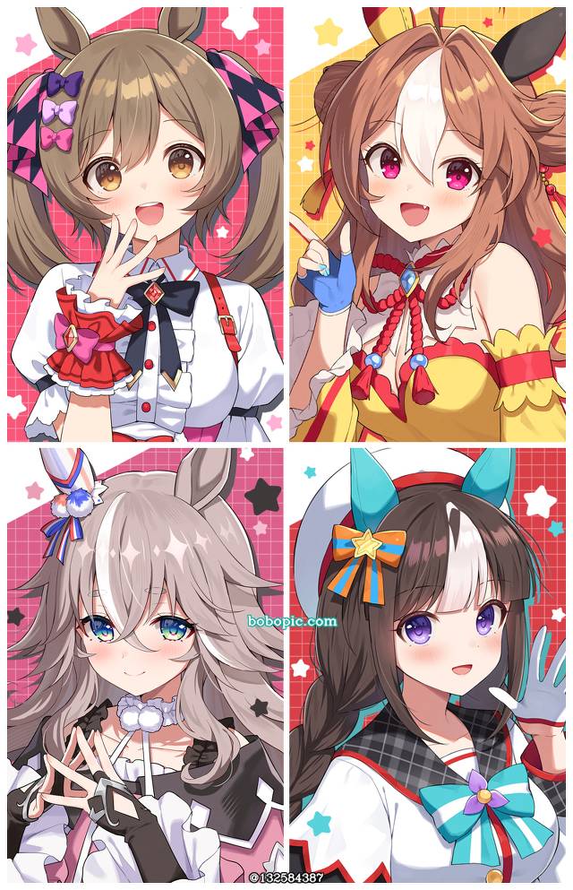 赛马娘Pretty Derby, 醒目飞鹰（赛马娘）, 小林历奇（赛马娘）, 奇锐骏（赛马娘）, 北港火山（赛马娘）