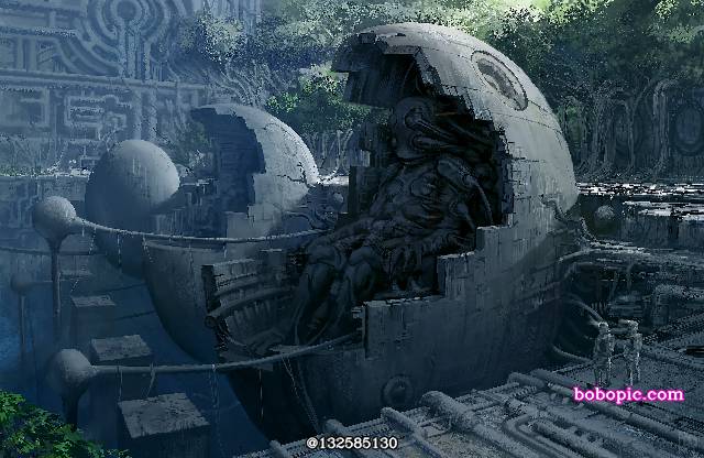 风景, background, archeological site​