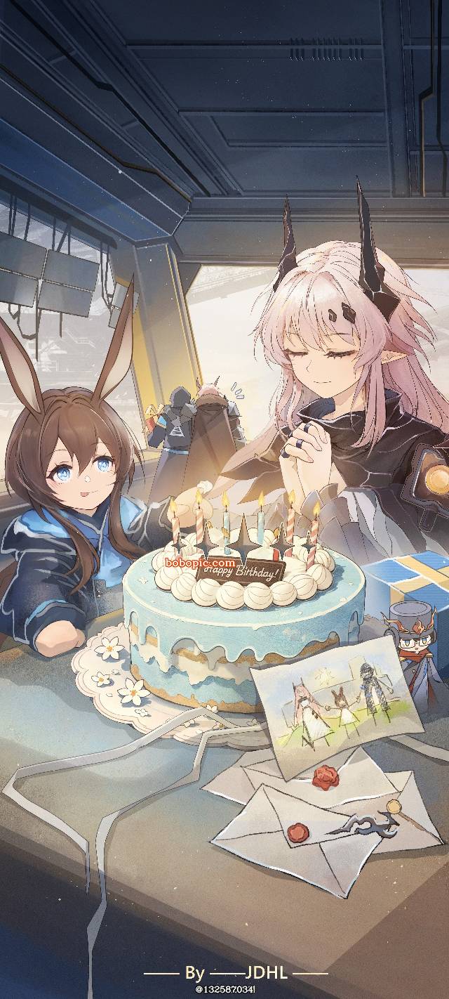 Arknights, 明日方舟, illustration, drawing on board, 女孩子, 阿米娅（明日方舟）, Theresa, 博士(明日方舟)