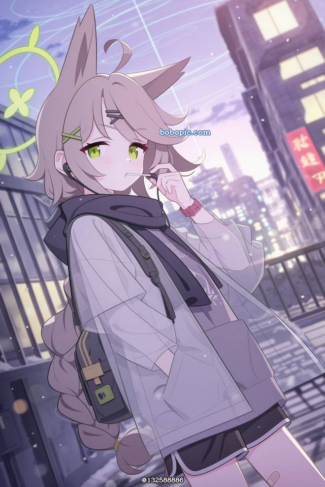 一张小女孩,萝莉,FOX小队,蔚蓝档案绘画图片
