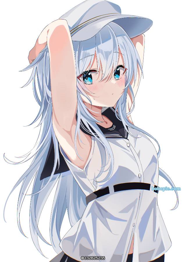 舰队collection, 舰C, 信赖（舰）, 无袖, Showing off armpits
