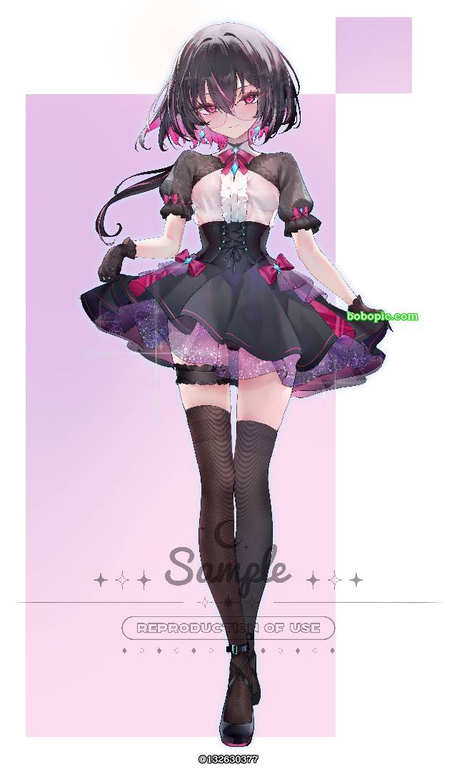 女孩子, character visual, 黑丝袜, young girl