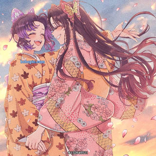 鬼灭之刃, 胡蝶姐妹, 蝴蝶香奈惠, 蝴蝶忍, Demon Slayer: Kimetsu no Yaiba 1000+ bookmarks