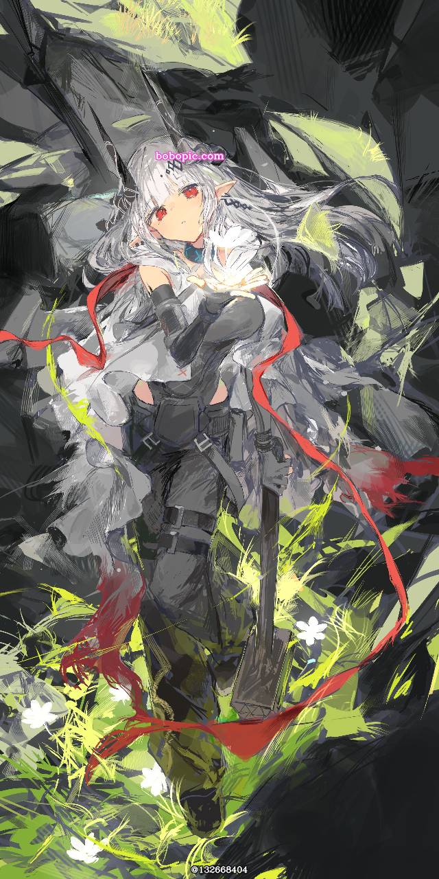 Arknights, 明日方舟, 泥岩（明日方舟）, 白发