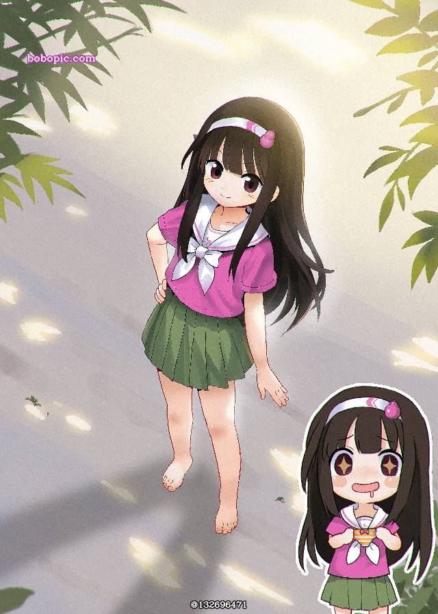 young girl, 女孩子, 赤脚, 可爱, 脚指
