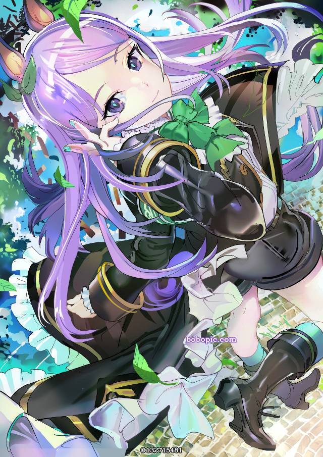 马娘, purple hair