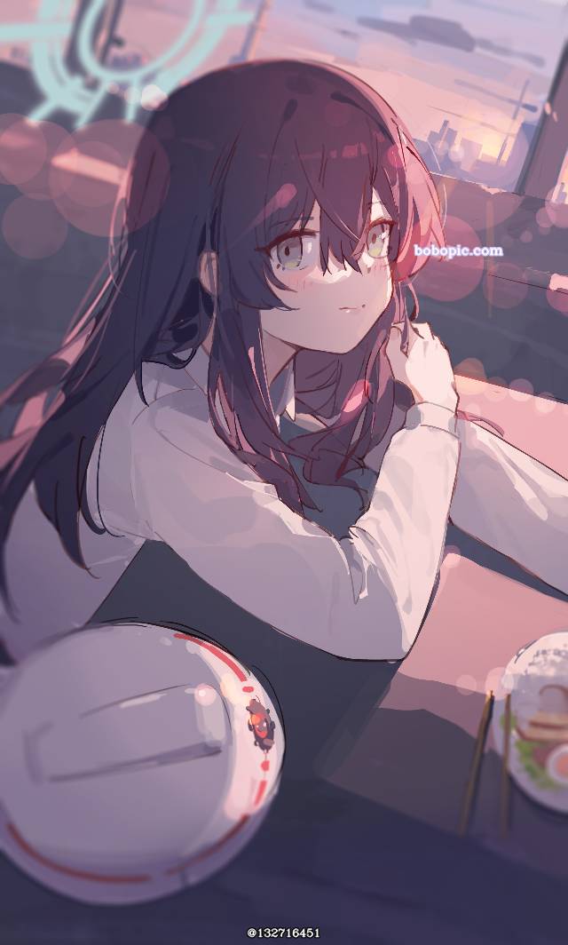 一张安守实里,蔚蓝档案绘画图片