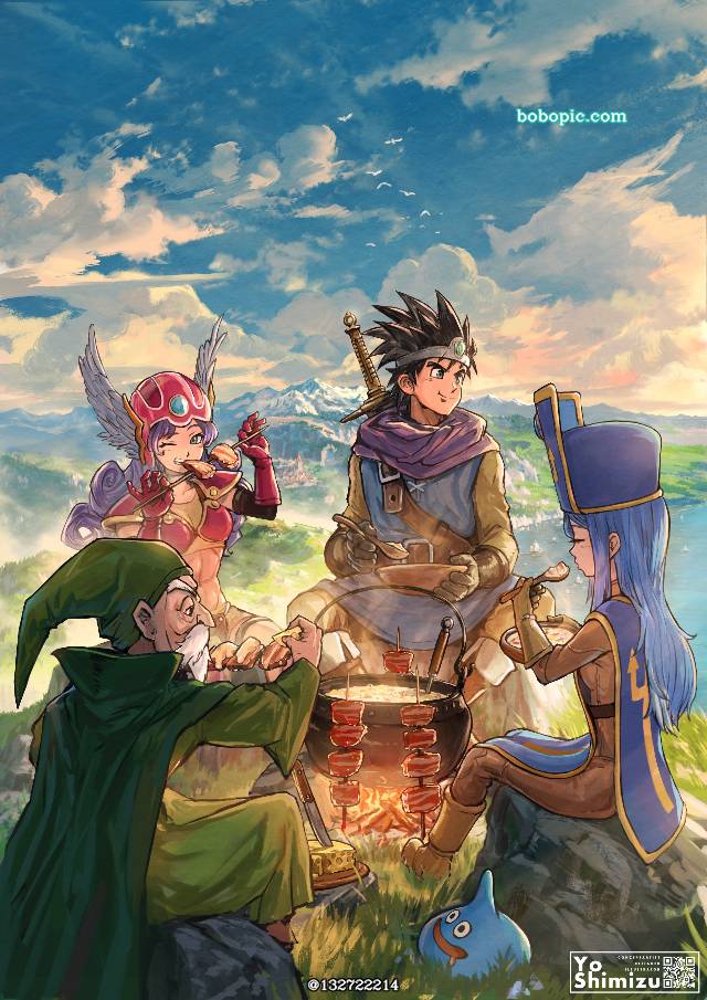 Dragon Quest 3, dq3, brave, 僧侣, 魔术师, warrior