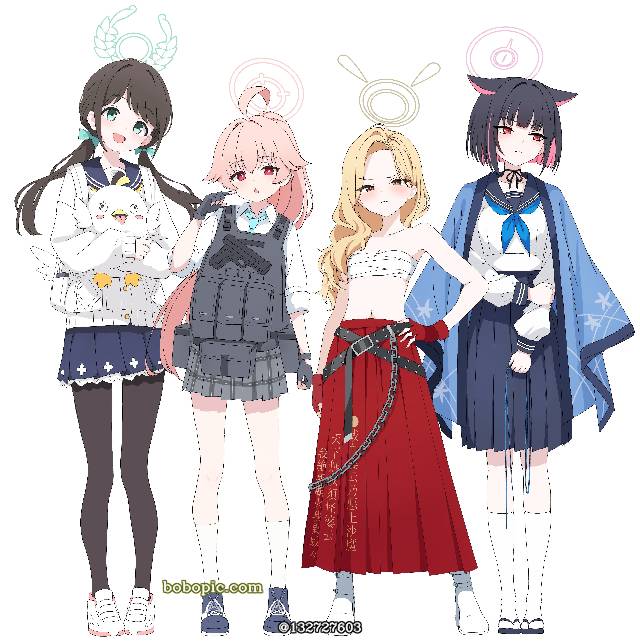 碧蓝档案, 放学后甜点部, 杏山和纱, Ibaragi Yoshimi, Yutori Natsu, 交换服装