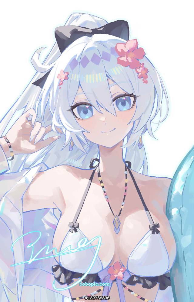 泳装, 崩坏3rd, 女孩子, 100 Day Challenge, 琪亚娜·卡斯兰娜, 布洛妮娅·扎伊切克, sandals