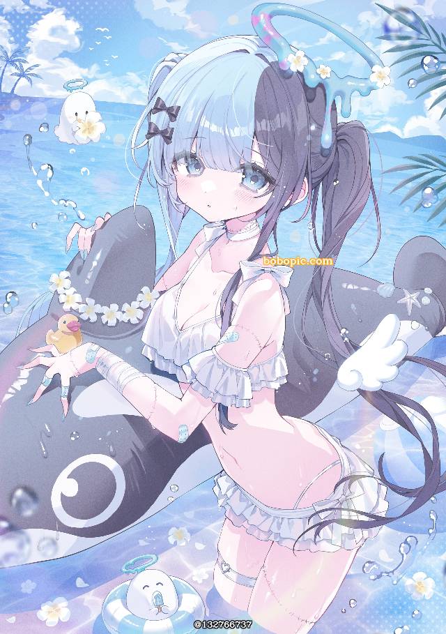 女孩子, 原创, 泳装, 肚脐, young girl, 原创, 僵尸