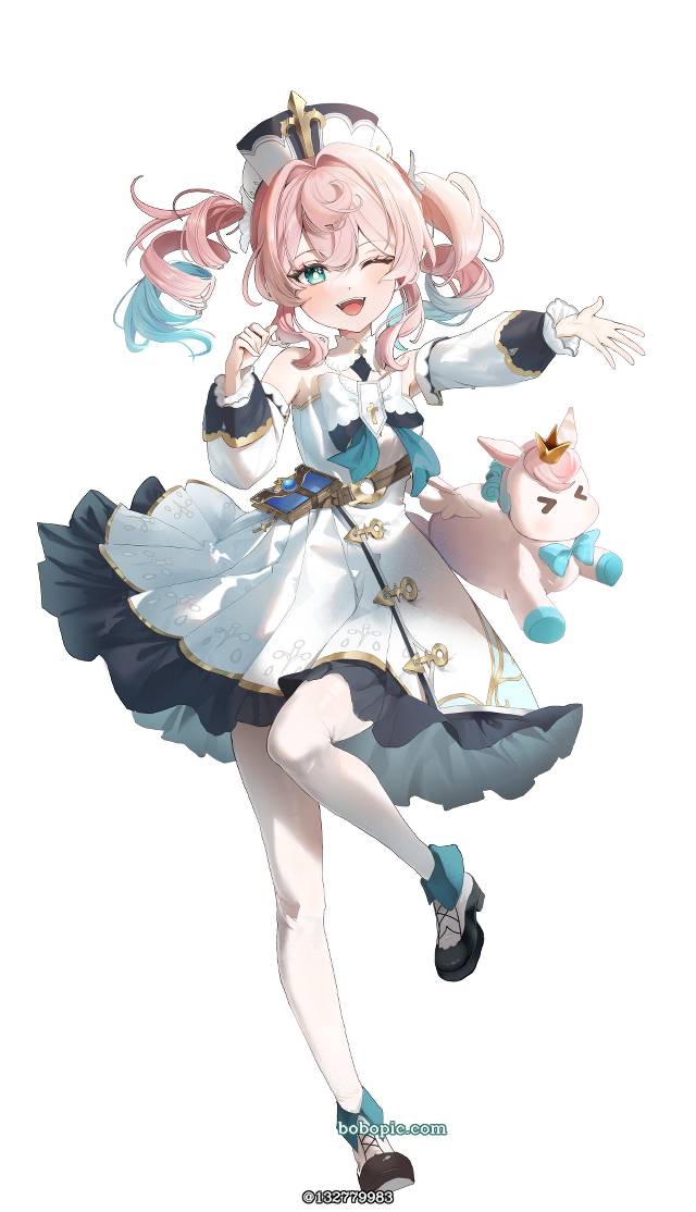 风堇, 芭芭拉（原神）, 女孩子, Genshin Impact, 崩坏：星穹铁道, White silk pantyhose, 交换服装