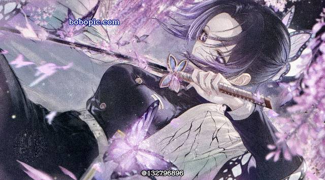女孩子, 蝴蝶忍, 鬼灭之刃, Insect Pillar, Demon Slayer: Kimetsu no Yaiba 1000+ bookmarks