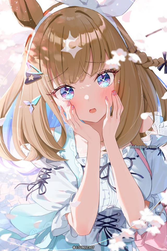 杏目（赛马娘）, 赛马娘Pretty Derby, 便服赛马娘, 美甲, 茶发, inner color
