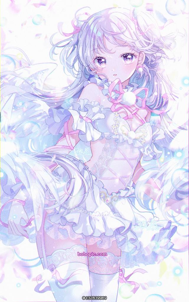 女孩子, 原创, 原创, young girl, angel, 插画, pastel color, 奇幻, half pigtails, 翅膀