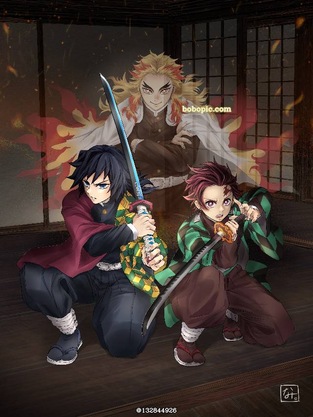 富冈义勇,无限城编,灶门炭治郎,炼狱杏寿郎,鬼灭之刃图片