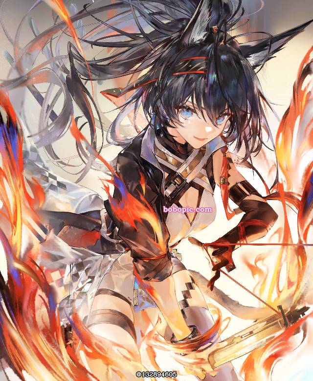 Arknights, 明日方舟, 女孩子, Kou, Blaze, 煌(明日方舟)