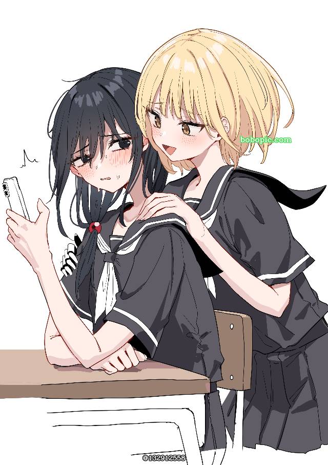 yuri, 欠损少女, 黑色水手服