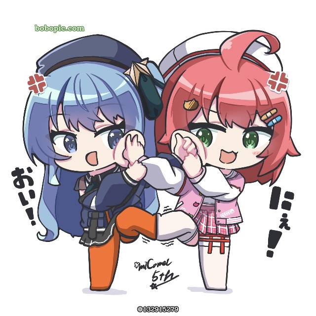 Hololive, Hoshimachi Suisei fanart, 樱巫女, Suisei Hoshimachi, Virtual Youtuber 100+ bookmarks
