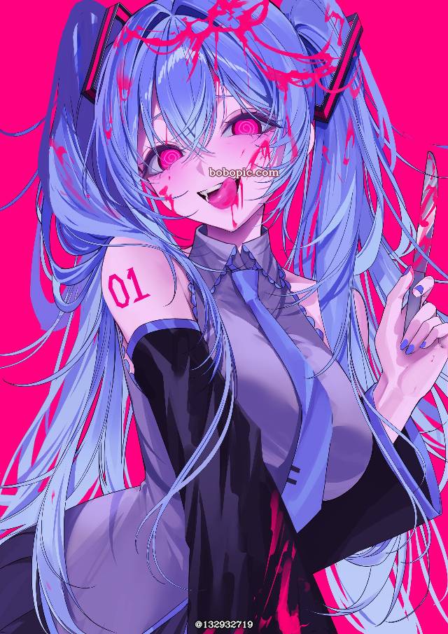 初音未来, Vocaloid, 女孩子, vocaloid, 双马尾, miku