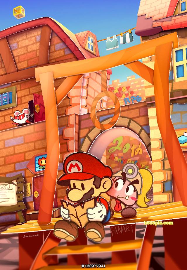 马里奥, Paper Mario: The Thousand-Year Door, 野生的官方, Goombella