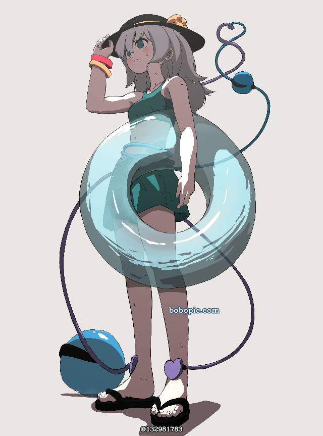 古明地恋, 东方Project, Touhou swimsuit