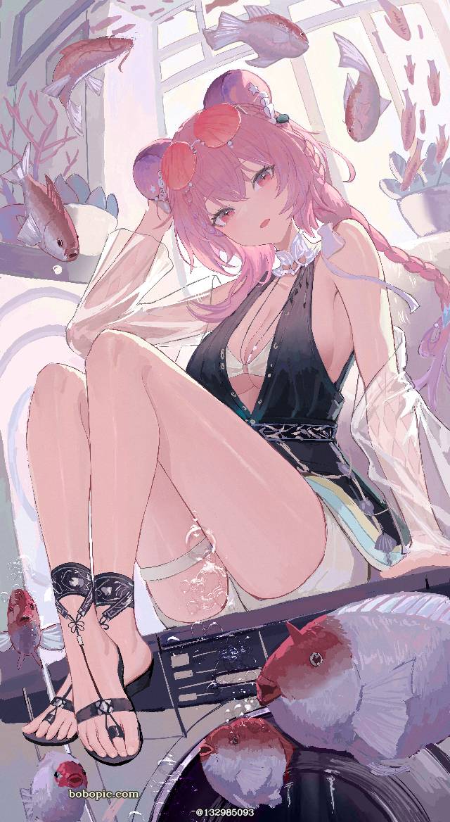 Arknights, thighs, Lin Yuxia, swimsuit, 明日方舟