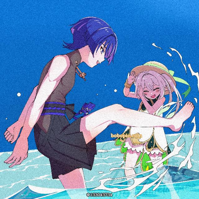 一张原神绘画图片
