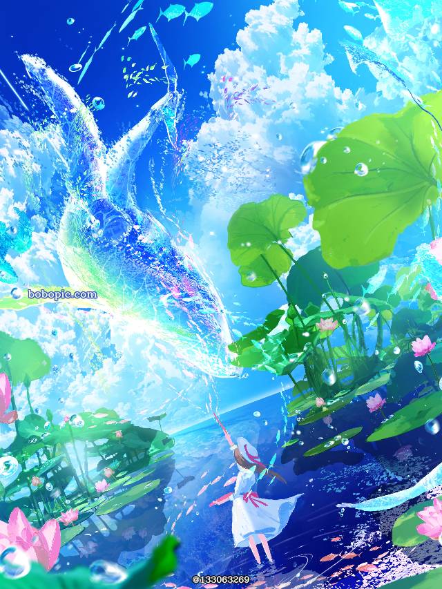 空,蓮,原创图片