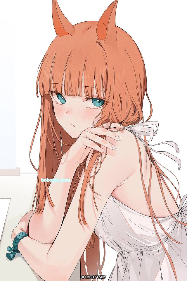 赛马娘Pretty Derby, 马娘, 无声铃鹿（赛马娘）, Silence Suzuka, 白色连衣裙