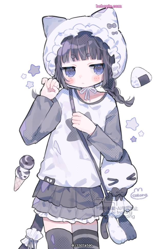 女孩子, 原创, 原创, 猫