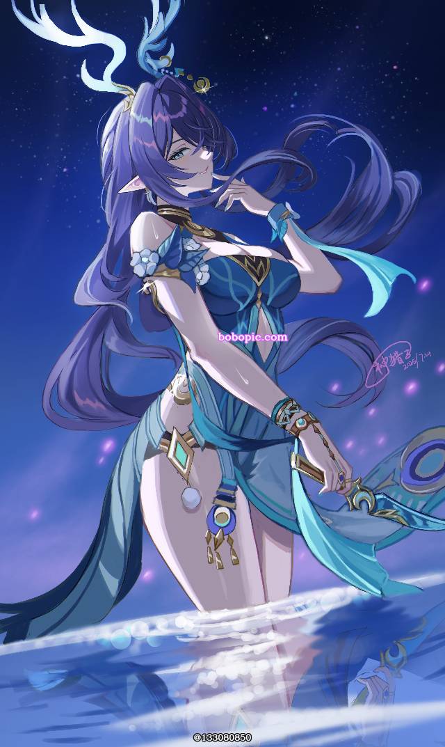 Lauma,elf,illustration,原神,大姐姐图片
