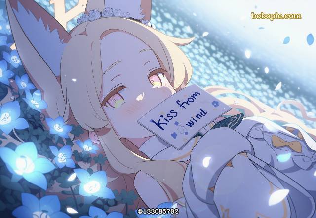 一张Thanks,蔚蓝档案,百合园圣亚,萝莉,小女孩,风景绘画图片