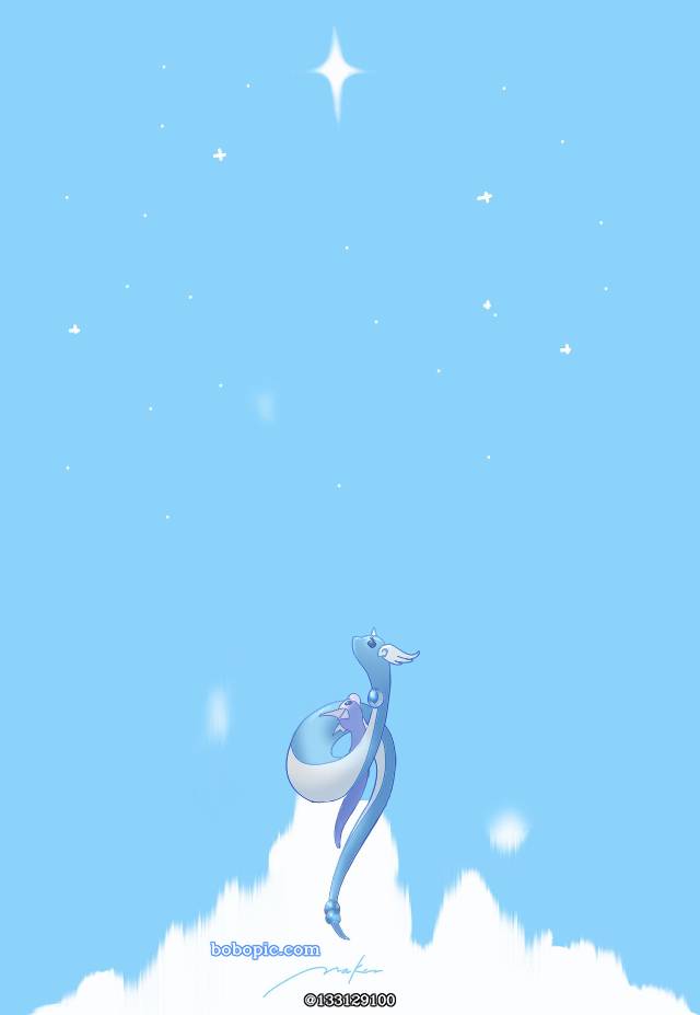 sky, 原创, 积雨云, 精灵宝可梦, 风景, background, 插画, hakuryuu