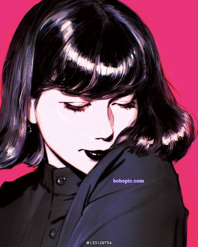女孩子, 原创, 黑发