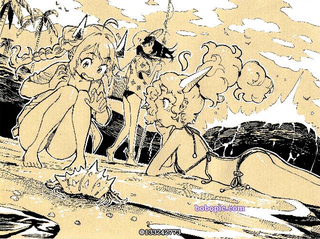 插画, 手绘, 女孩子, 原创