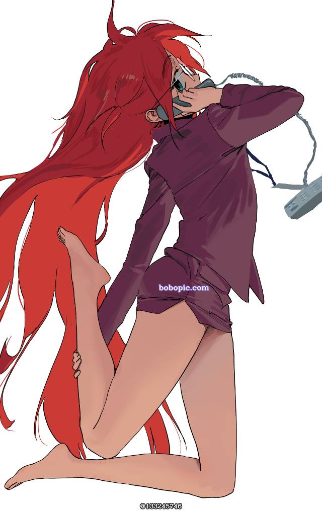 女孩子, 我家孩子, long red hair