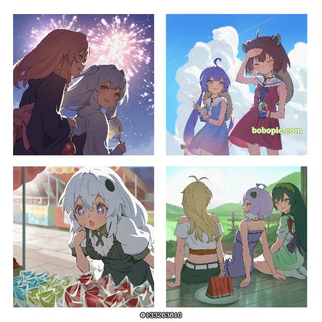 结月缘, Tohoku Kiritan, Akane Kotonoha, Aoi Kotonoha, 绁星灯, Una Otomachi, 弦卷真纪, Tohoku Zunko