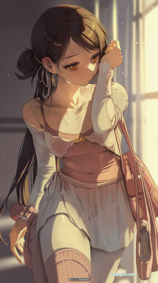 女孩子, 原创, 原创, 插画, 芭蕾舞者, ballet dancer, young girl, 白裤袜
