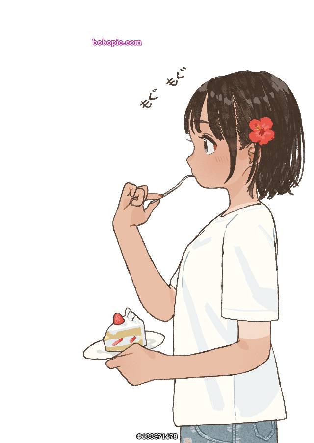 原创, 女孩子, suntan, 短发, 黑发