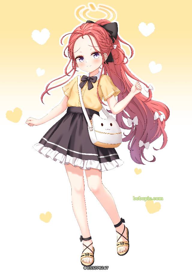 碧蓝档案, 女孩子, Hanaoka Yuzu, sandals