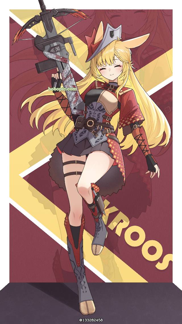 Arknights, Monster Hunter, 明日方舟, girl, Kroos, cute, 克洛斯(明日方舟)