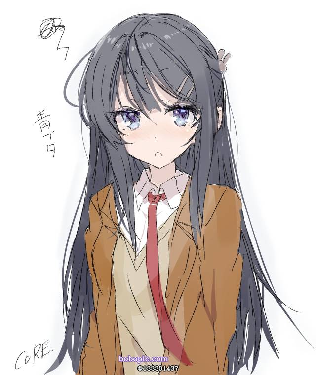 Rascal Does Not Dream Series, 青春猪头少年, 樱岛麻衣, 女孩子, uniform, 青春猪头少年不会梦到兔女郎学姐