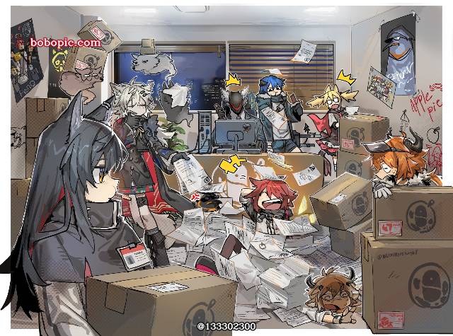 Arknights, 明日方舟, 德克萨斯（明日方舟）, 可颂(明日方舟), 能天使（明日方舟）, 空（明日方舟）, 莫斯提马(明日方舟)
