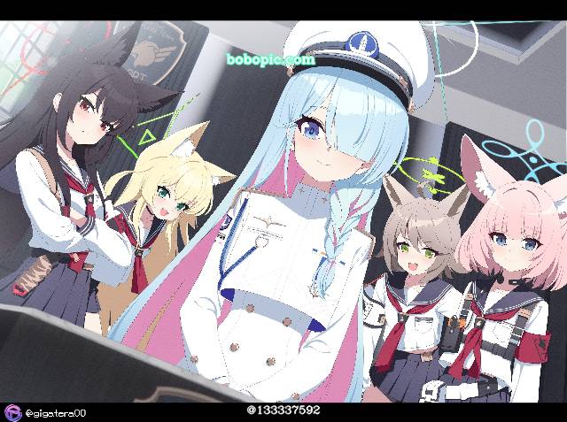 碧蓝档案, General Student Council, Shichido Yukino, Niko (Blue Archive), 胡桃（蔚蓝档案）, 音葵（蔚蓝档案）