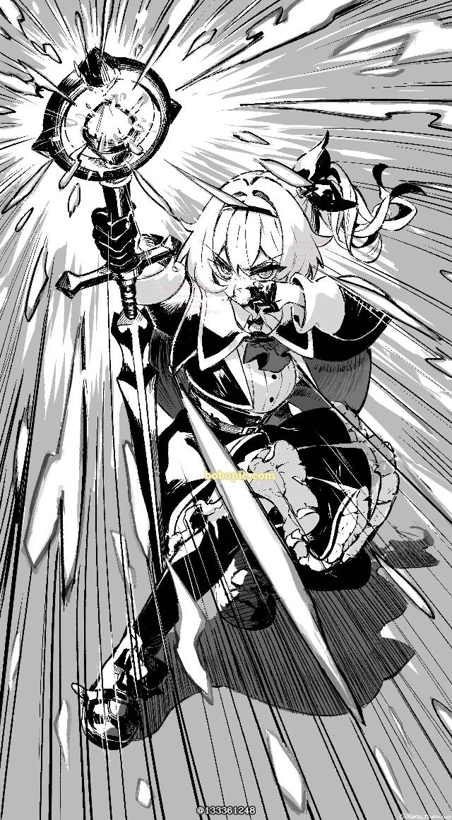 someone else's OC, monochrome