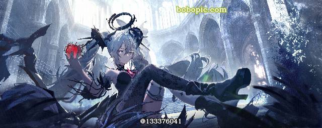 Punishing: Gray Raven, 跷二郎腿, Luna, 风景, 场景, 女孩子, 黑色使女性看起来更美