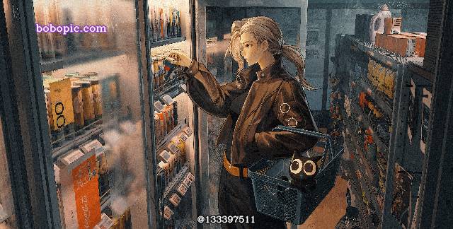 女孩子, scenery, illustration, background, 罗小黑战记